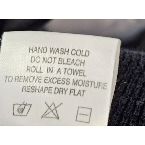 Woolrich Snowman Sweater Vest Black Christmas Appliqué Zip Snowflakes Vintage - Picture 10 of 11